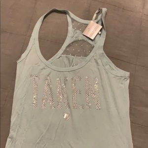 Teal Victoria’s Secret tank top